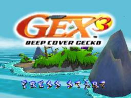 Gex 3 - Deep Cover Gecko (europe) Title Screen